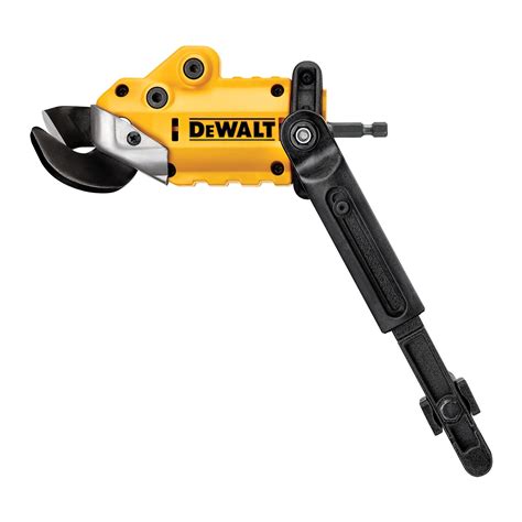 sheet metal cutter dewalt|metal sheet cutter drill attachment.